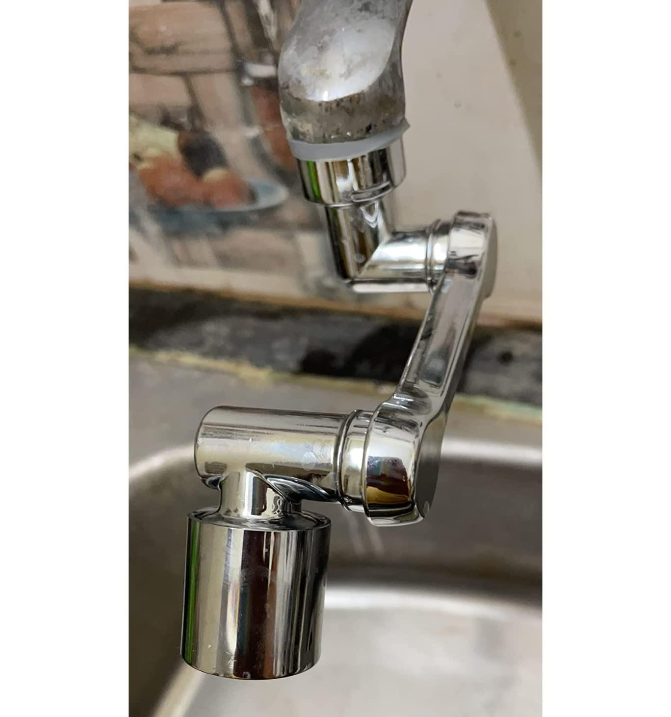 Rotating Faucet/Tap Extender | Stainless Steel | 1180° rotation